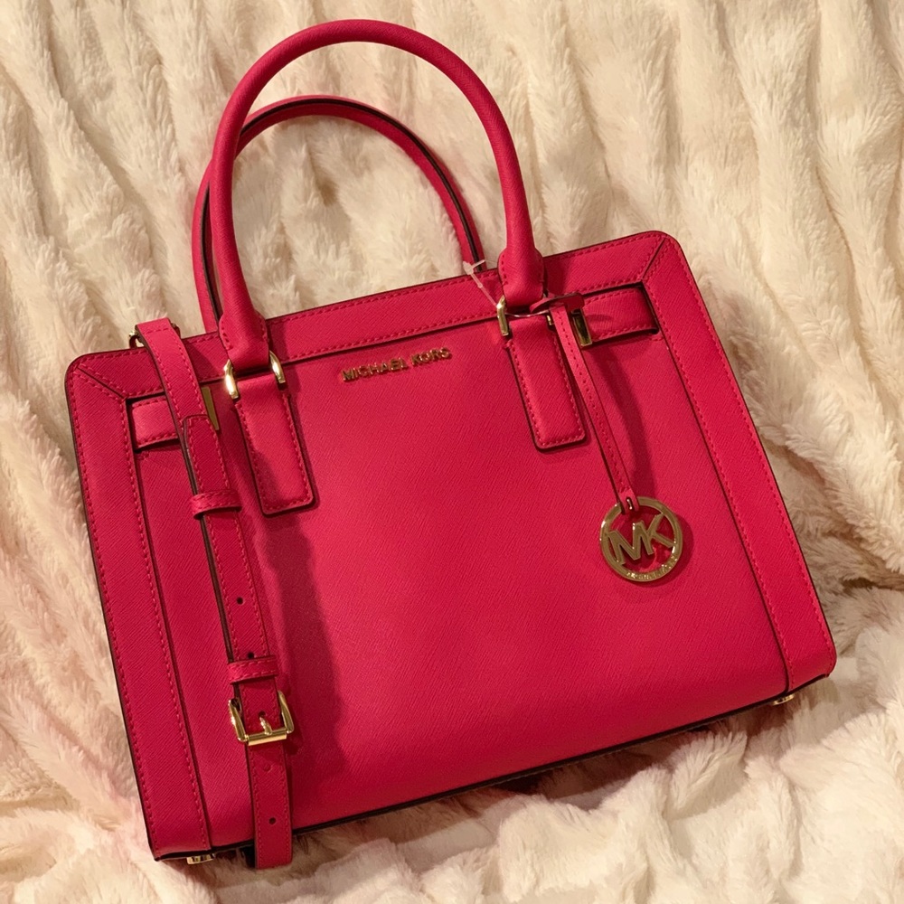 🔥SOLD🔥MICHAEL KORS DILLON SATCHEL - MEDIUM - Picture 1 of 8